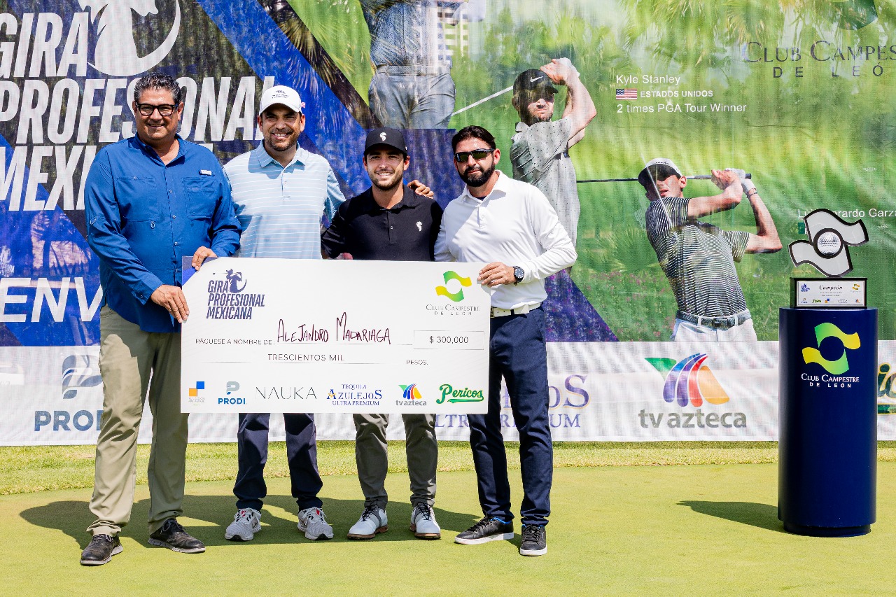 Primera victoria para Alejandro Madariaga, campen del Bajo Open